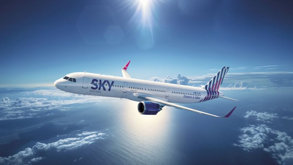 SKY express aircraft